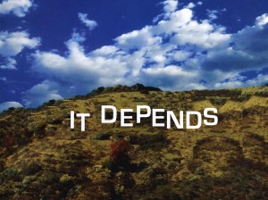 it-depends