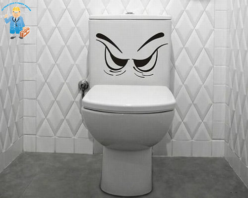 angry toilet